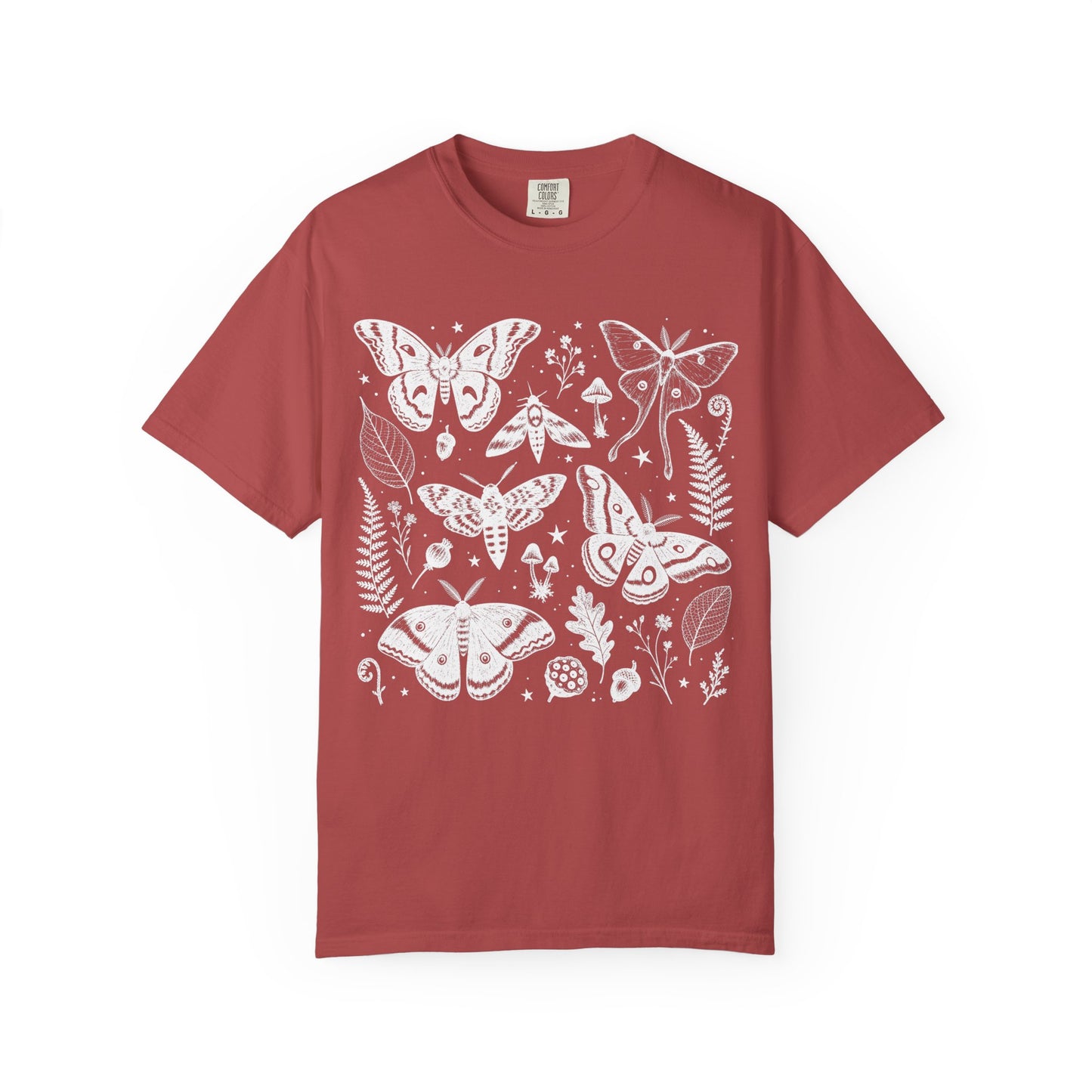 Mystical Woodland Moth Collage T-Shirt