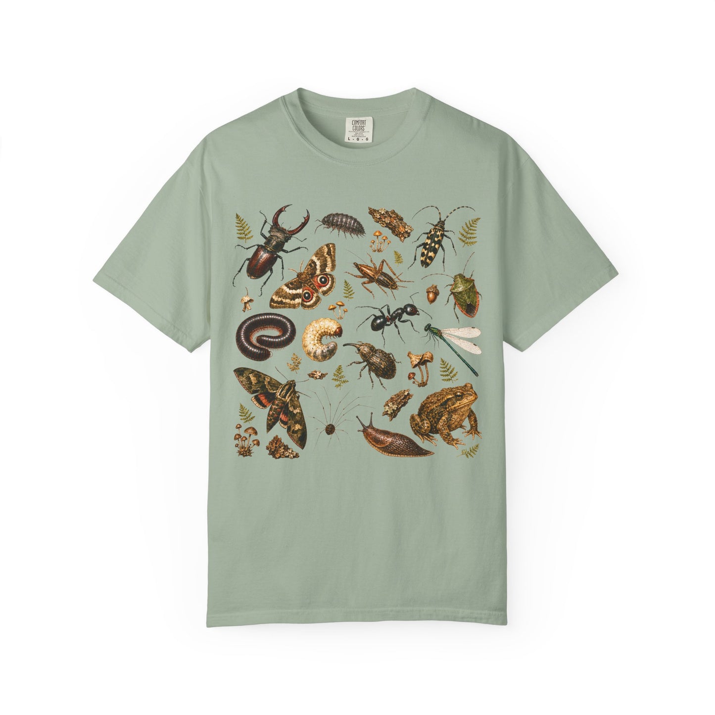 Forest Floor Critters Collage T-Shirt