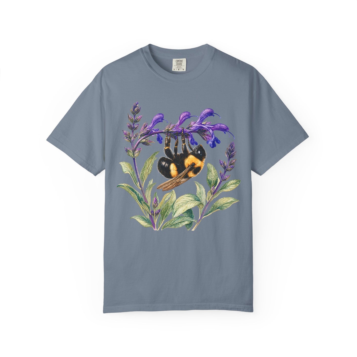 Bumblebee Salvia Botanical T-Shirt