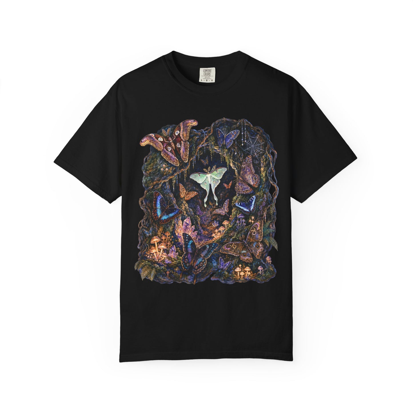 Midnight Moth Crystal Cave T-Shirt