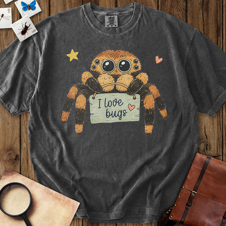 I Love Bugs Spider T-Shirt