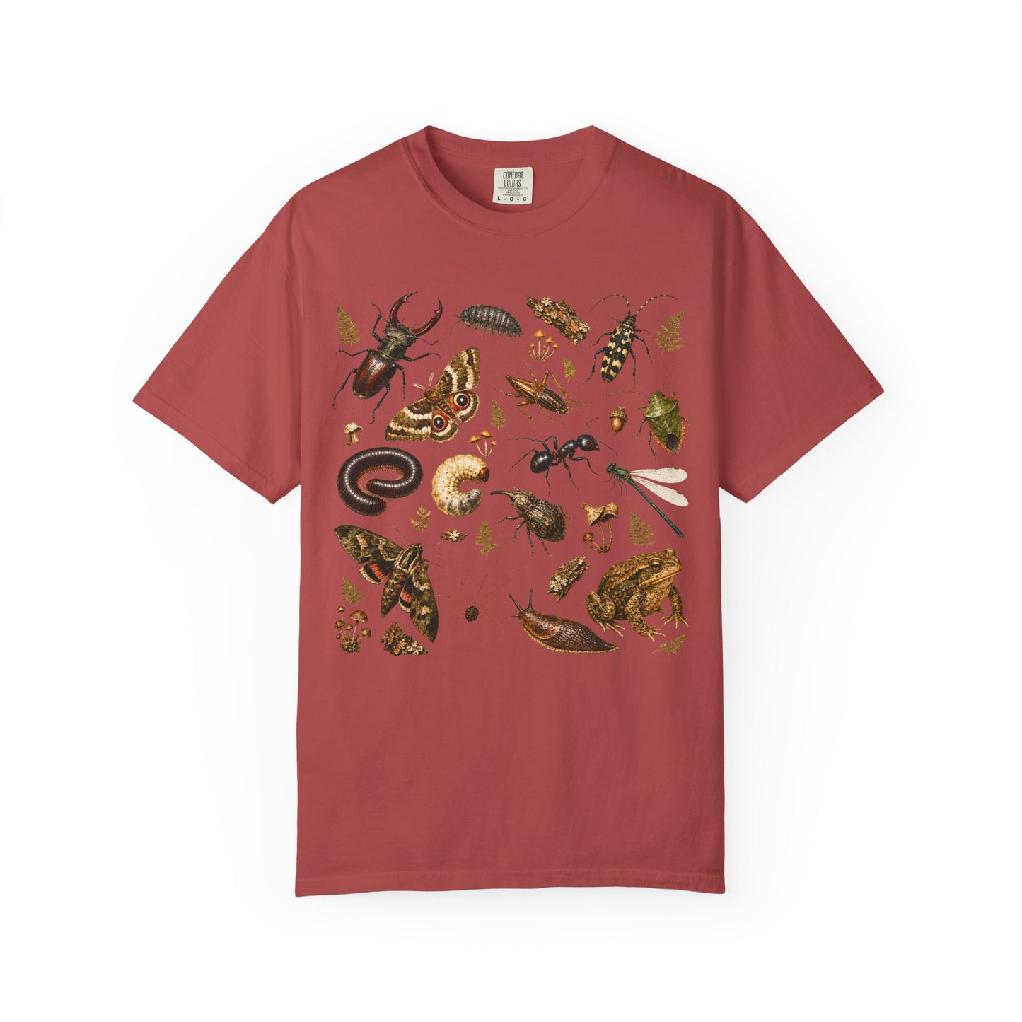 Forest Floor Critters Collage T-Shirt