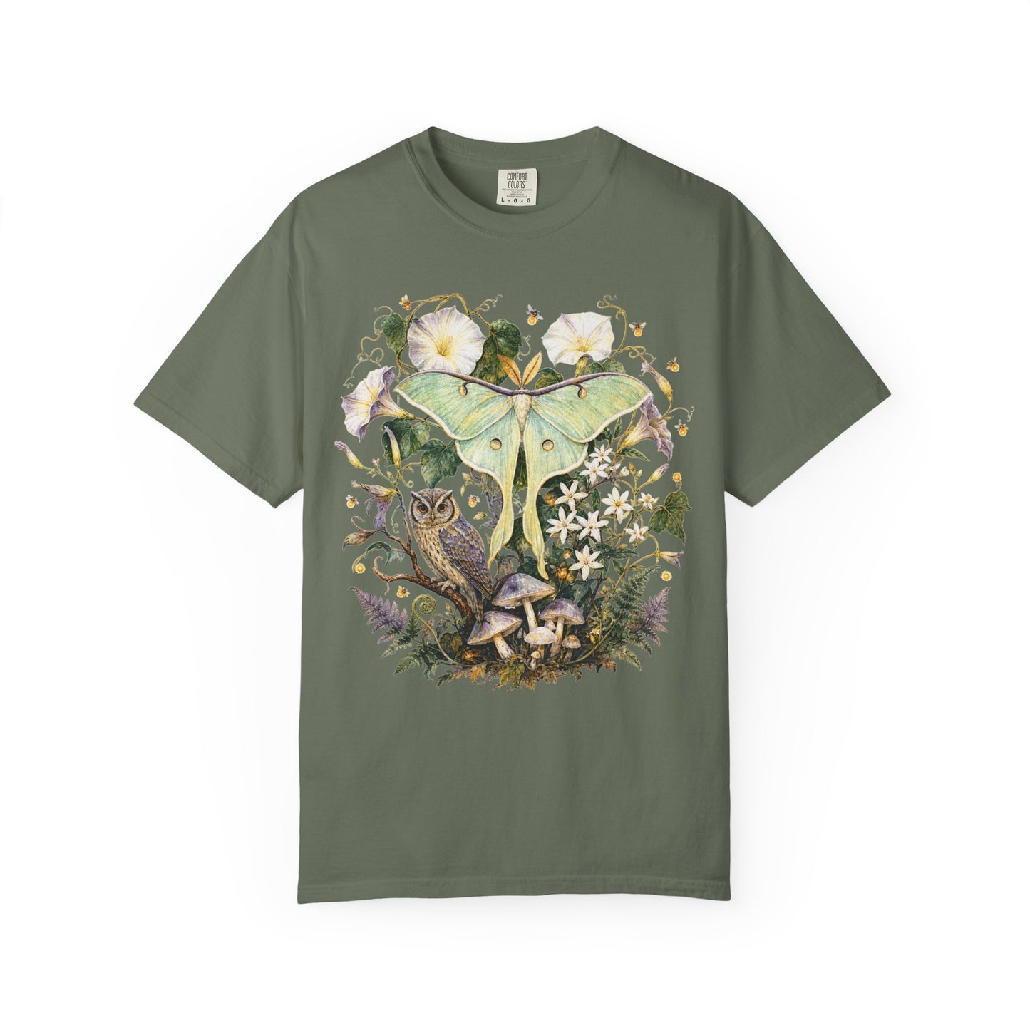 Vintage Luna Moth Woodland T-Shirt