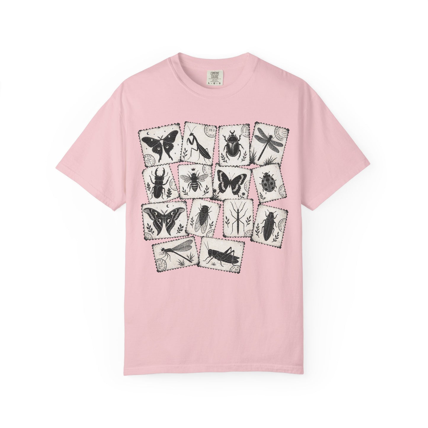 Vintage Insect Postage Stamp T-Shirt