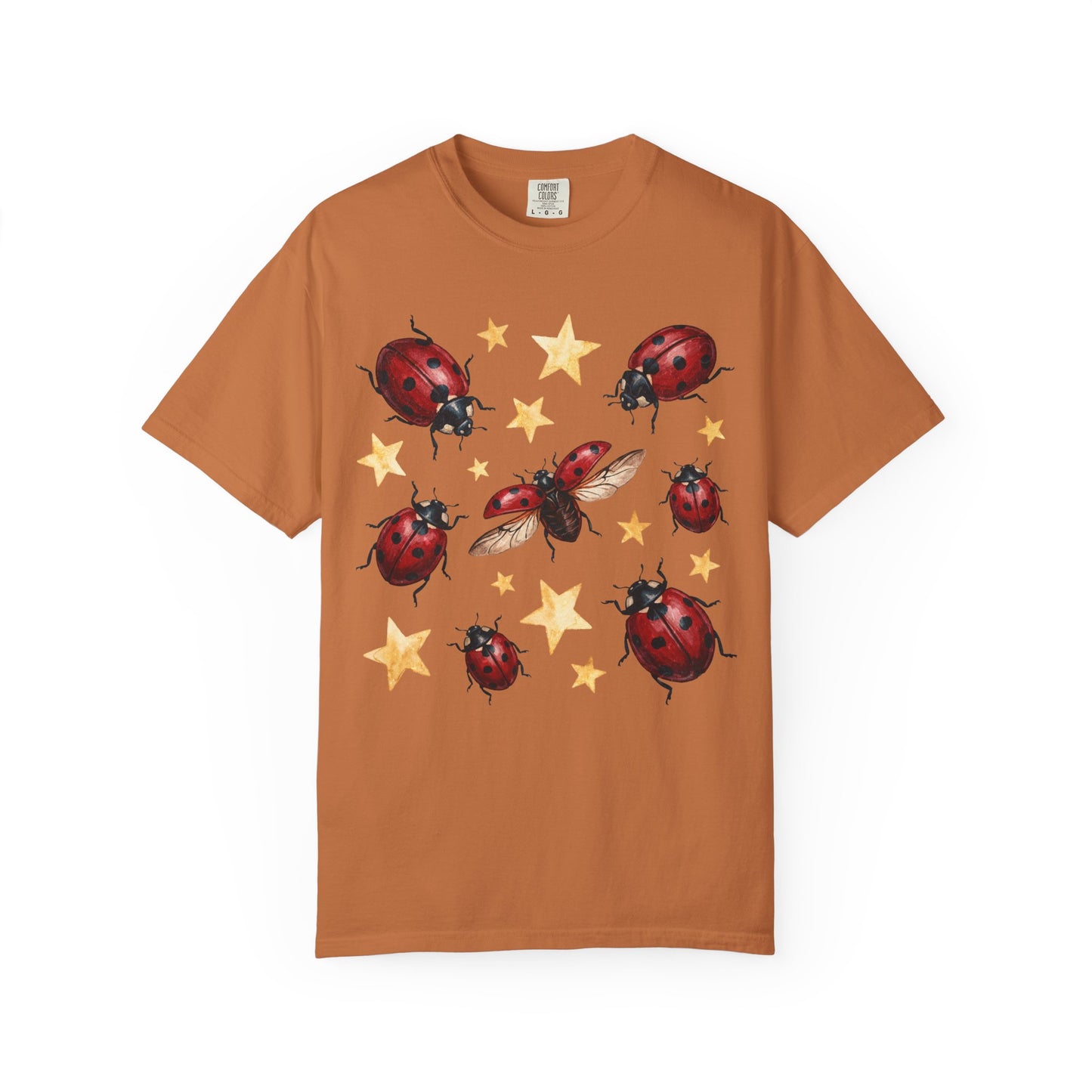 Starry Ladybug Collage T-Shirt
