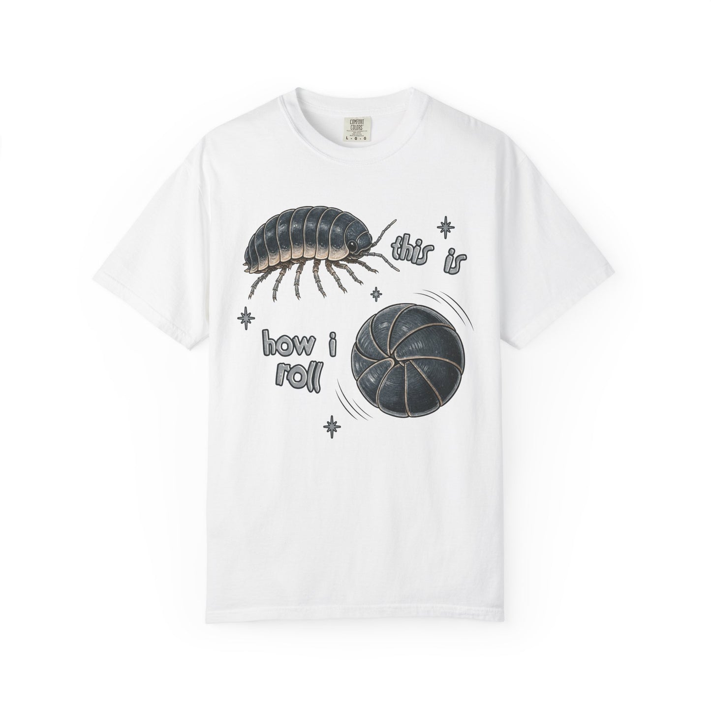 How I Roll Isopod Pun T-Shirt