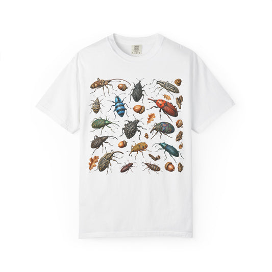Vintage Naturalist Weevil Collage T-Shirt