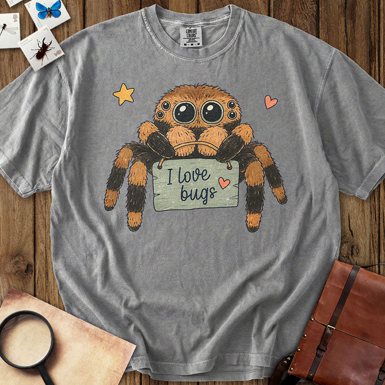 I Love Bugs Spider T-Shirt