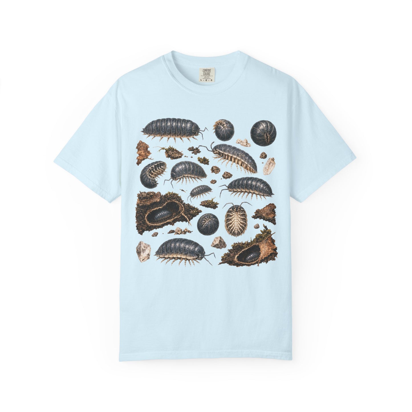 Forest Floor Isopod Collage T-Shirt