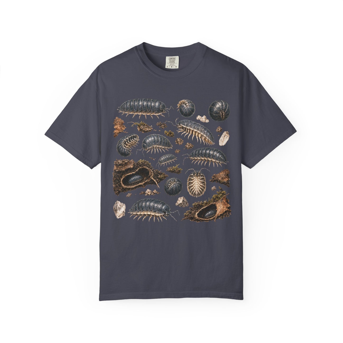 Forest Floor Isopod Collage T-Shirt