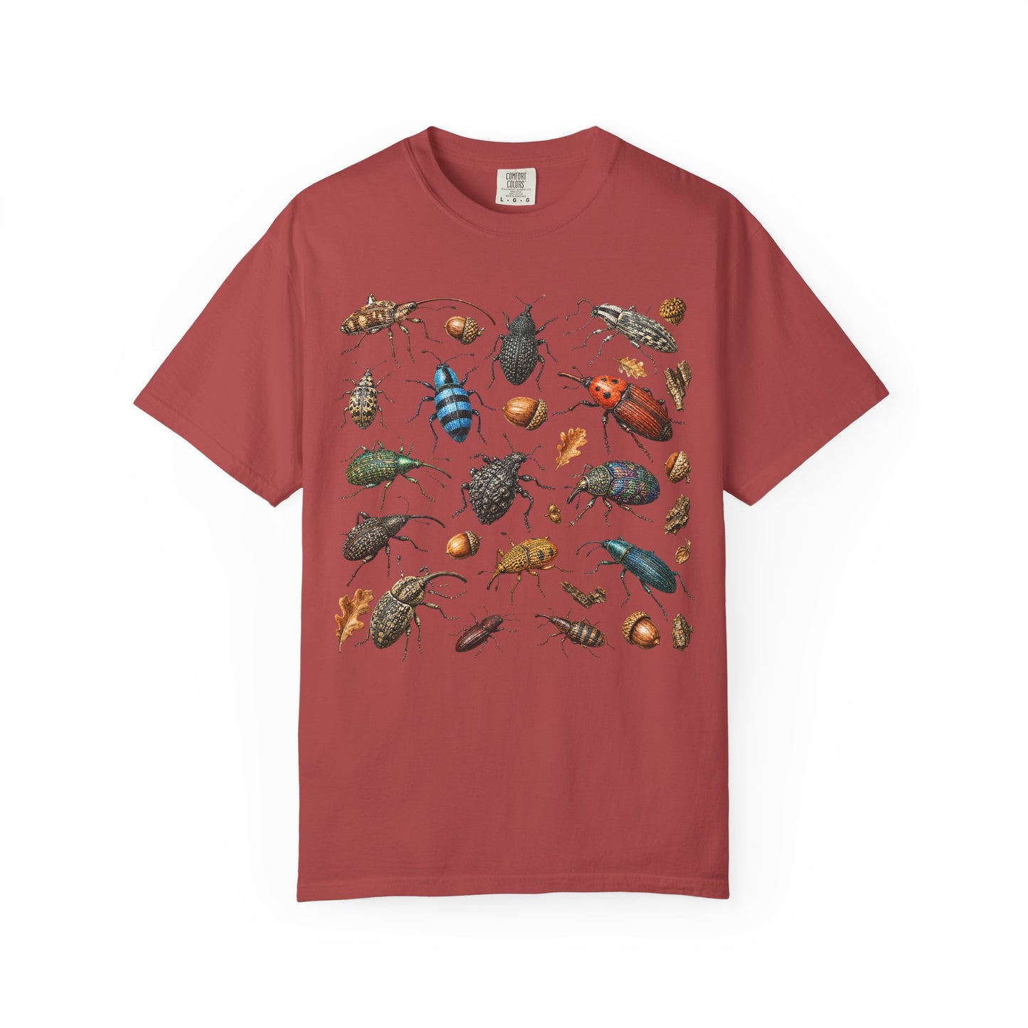 Vintage Naturalist Weevil Collage T-Shirt