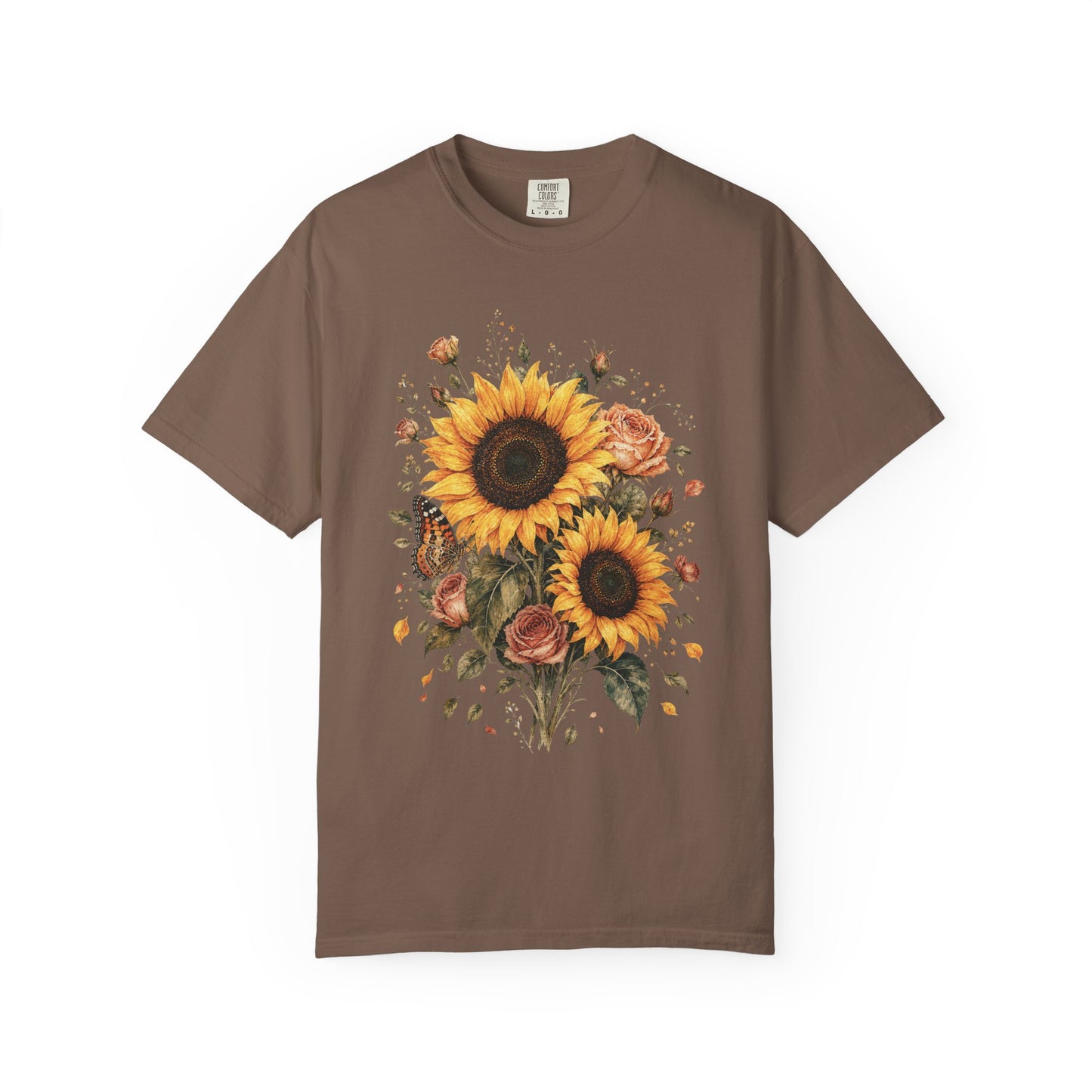 Sunflower And Rose Bouquet T-Shirt