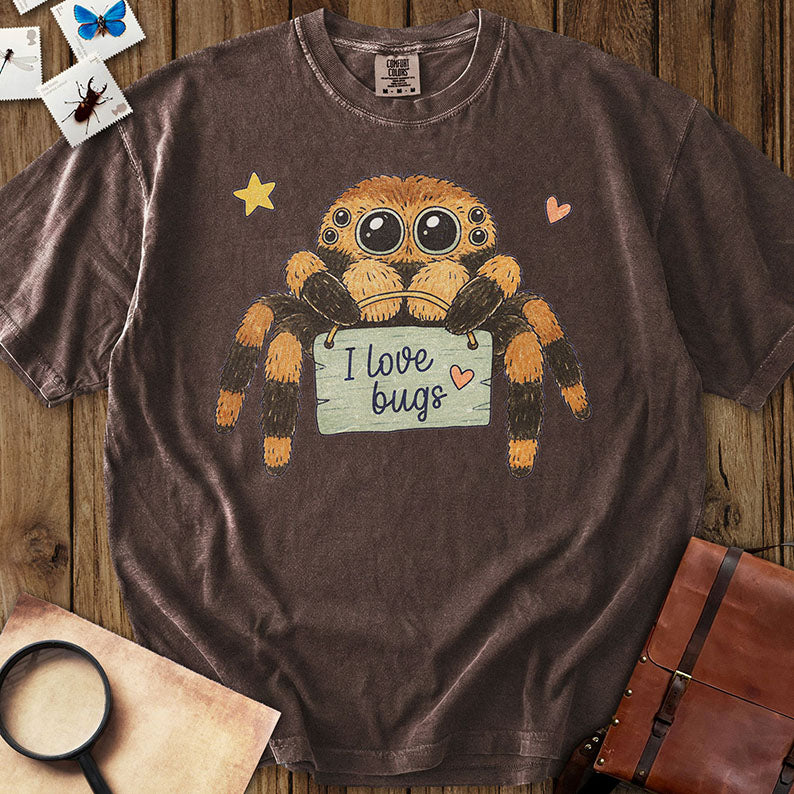 I Love Bugs Spider T-Shirt
