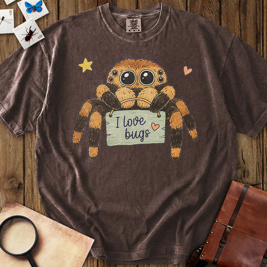 I Love Bugs Spider T-Shirt