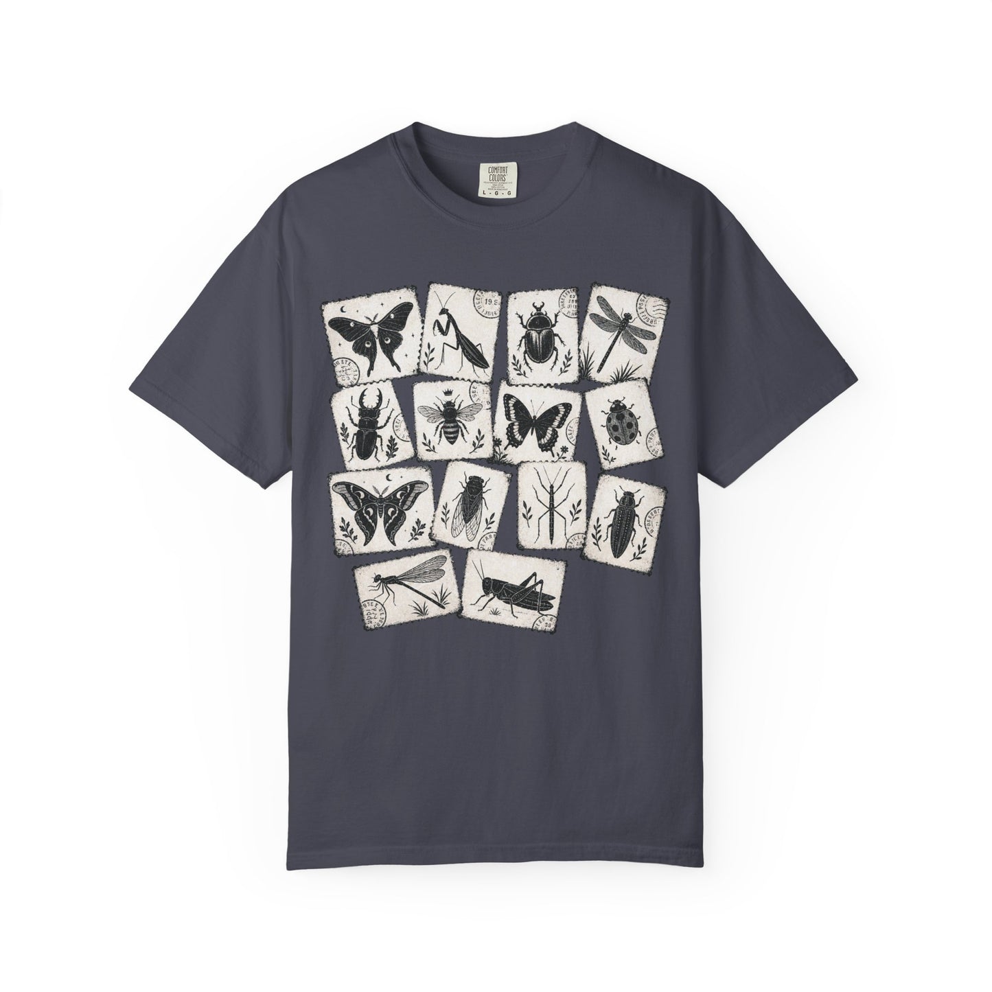Vintage Insect Postage Stamp T-Shirt