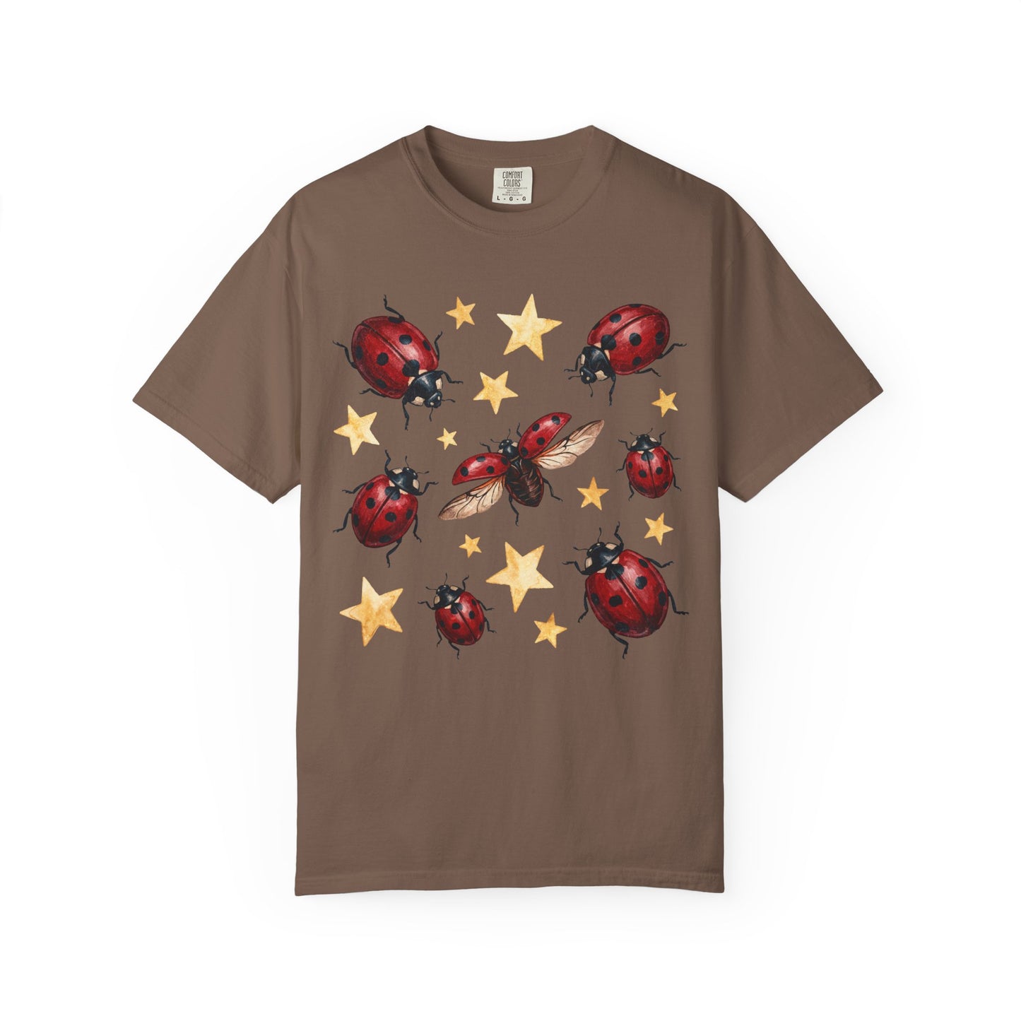 Starry Ladybug Collage T-Shirt