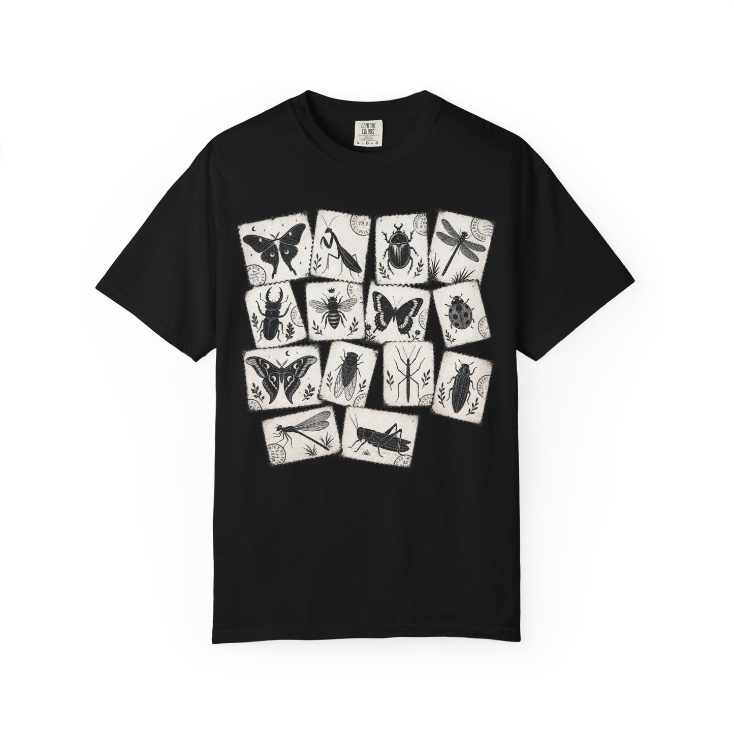 Vintage Insect Postage Stamp T-Shirt