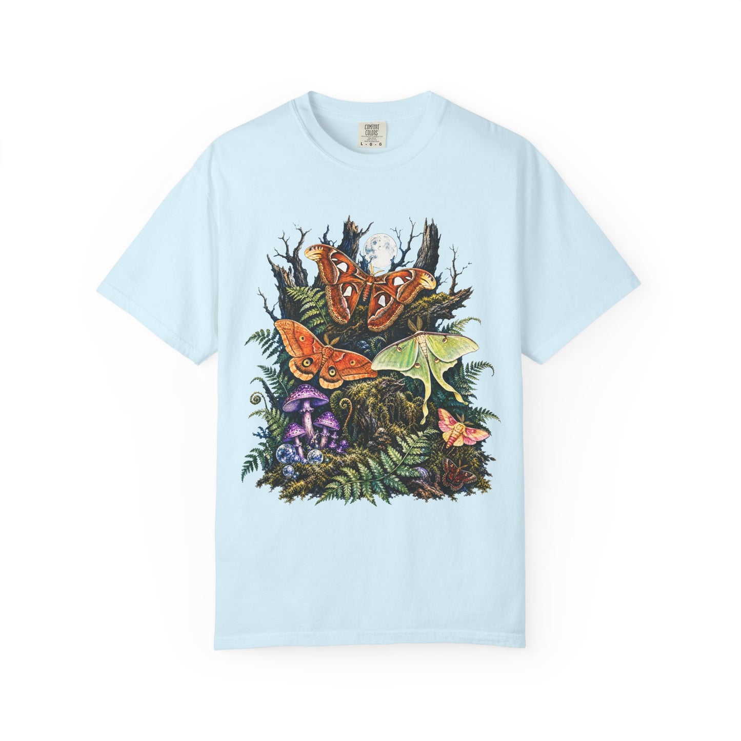 Midnight Magic Moth Collage T-Shirt