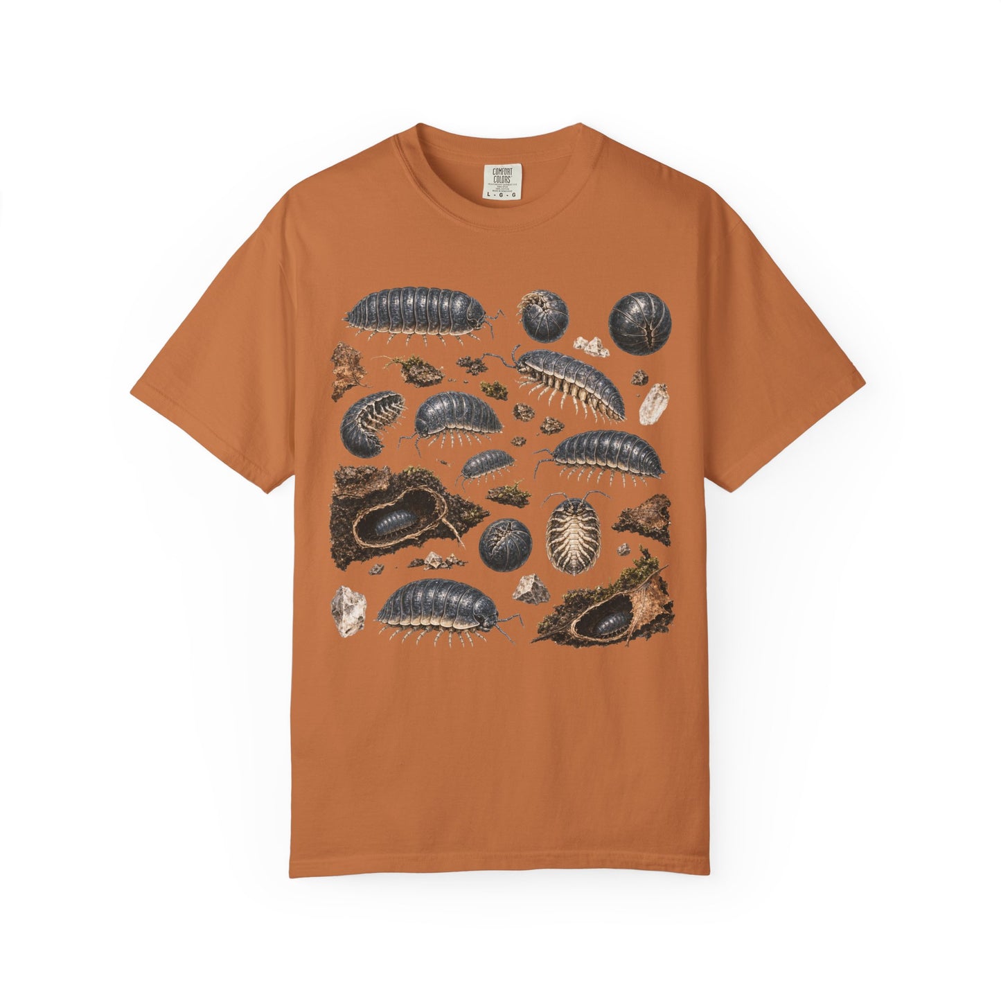 Forest Floor Isopod Collage T-Shirt