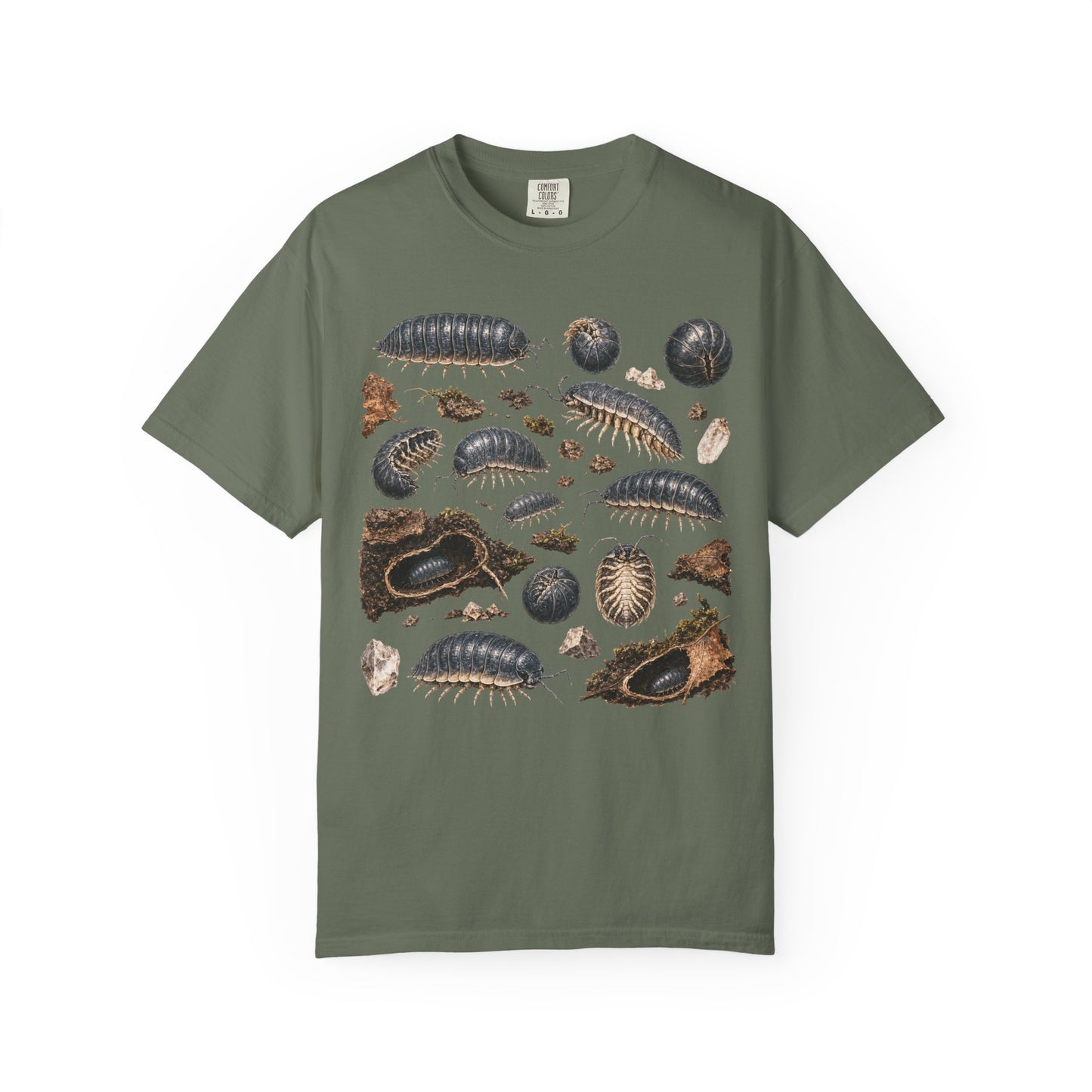 Forest Floor Isopod Collage T-Shirt