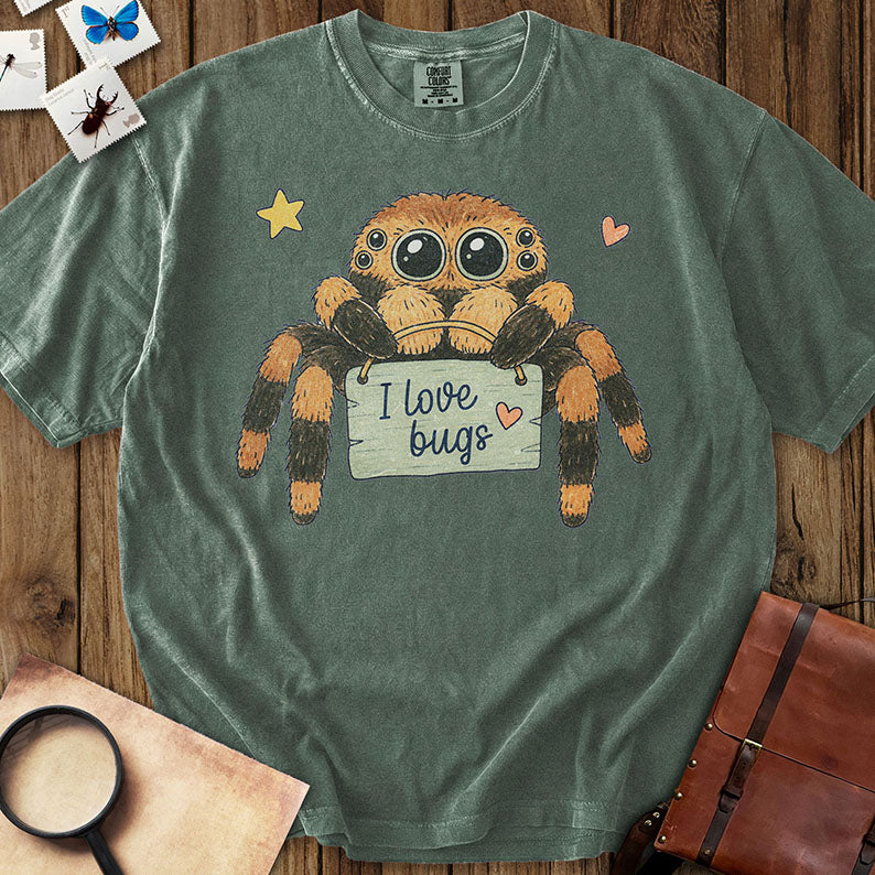 I Love Bugs Spider T-Shirt