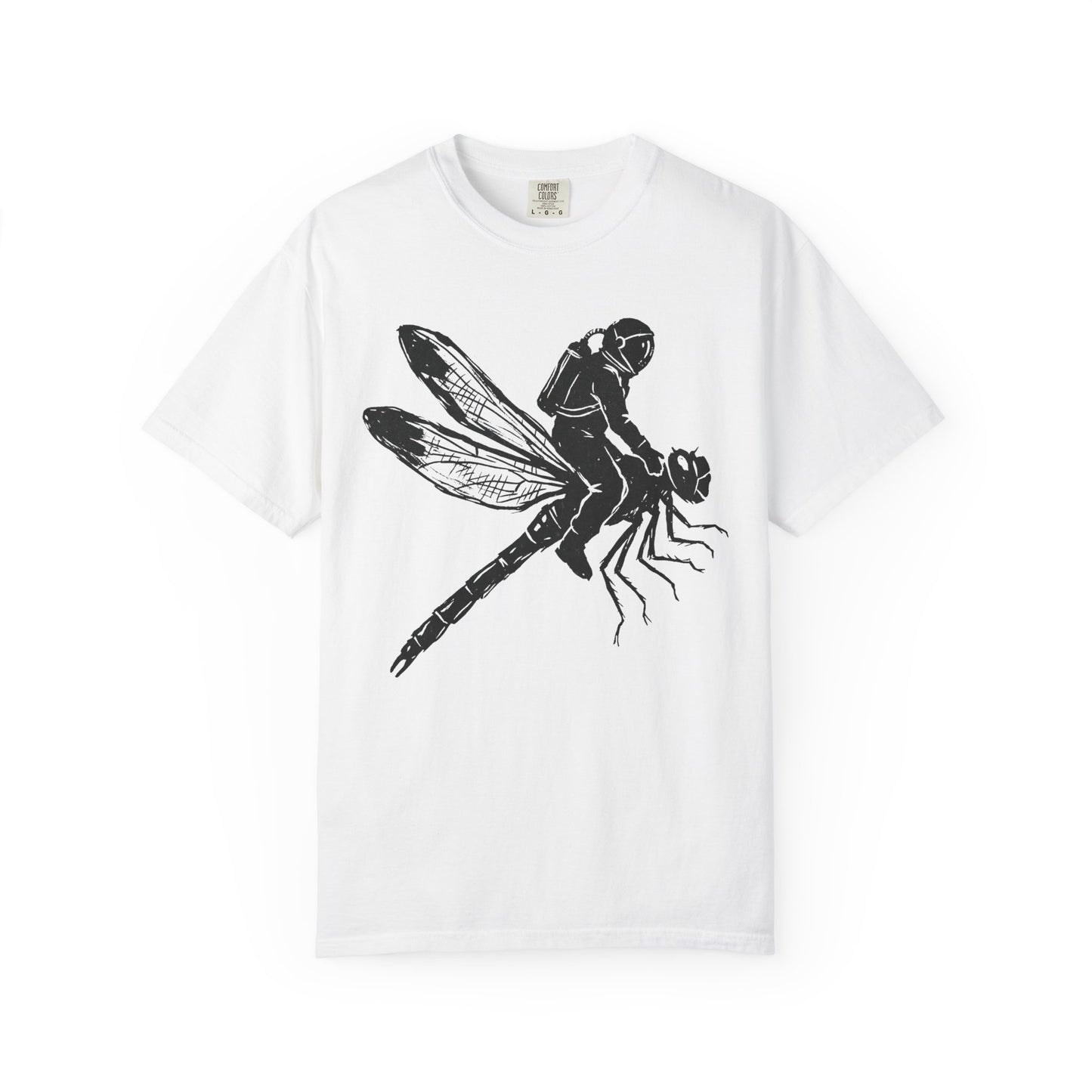 Astronaut Dragonfly Rider T-Shirt