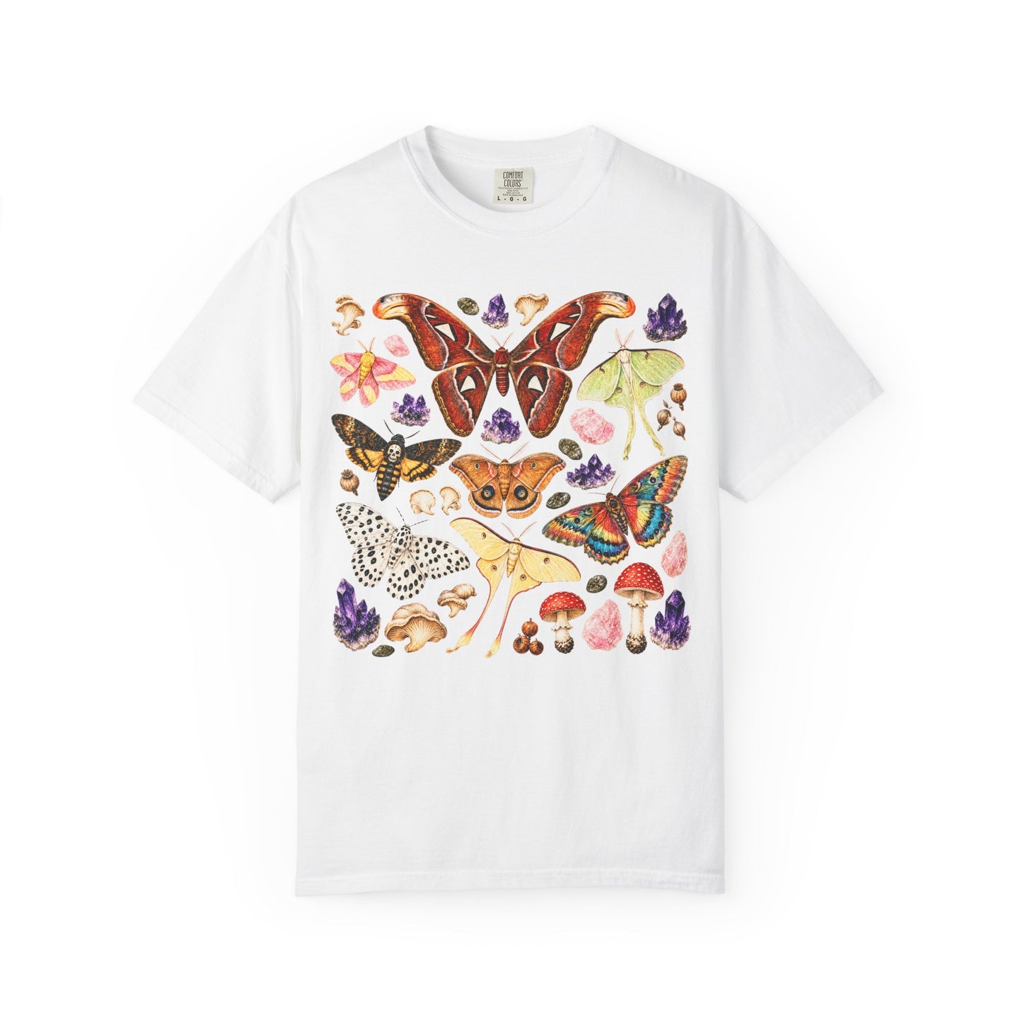 Mystical Crystals and Moths T-Shirt