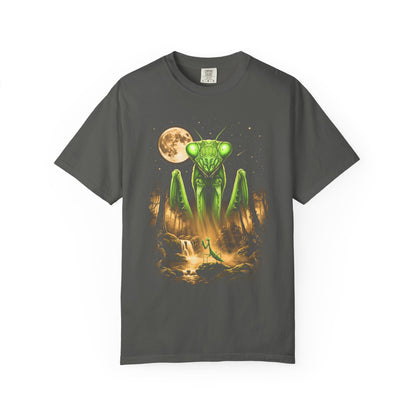Praying Mantis Moonlit Forest T-Shirt