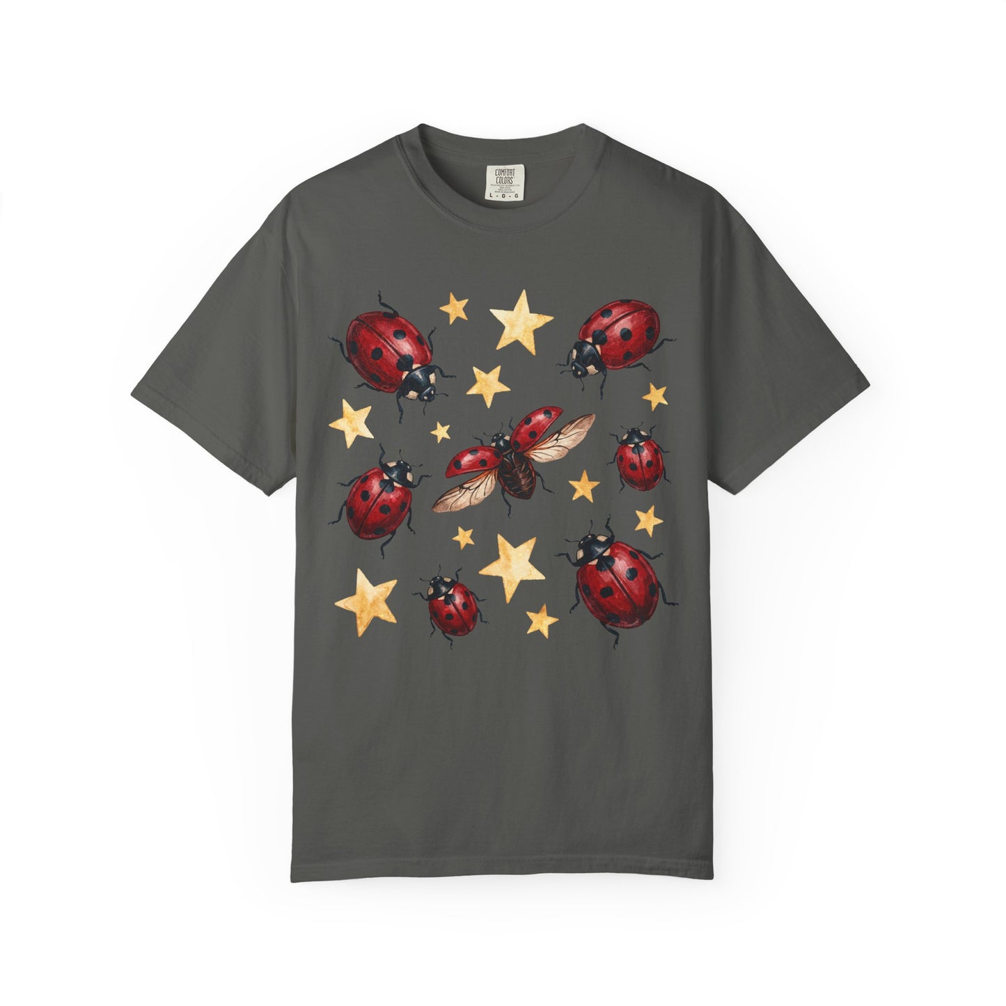 Starry Ladybug Collage T-Shirt