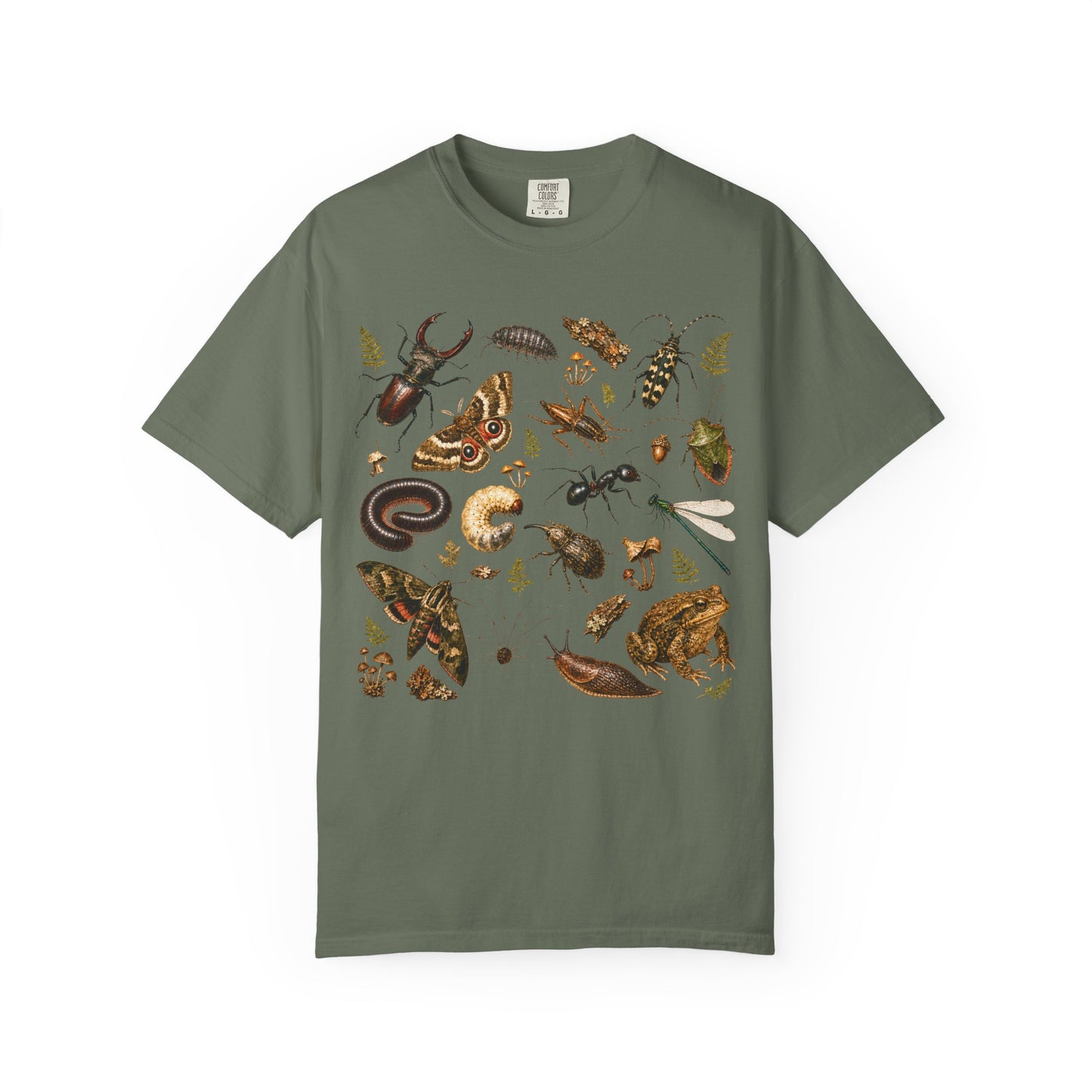 Forest Floor Critters Collage T-Shirt
