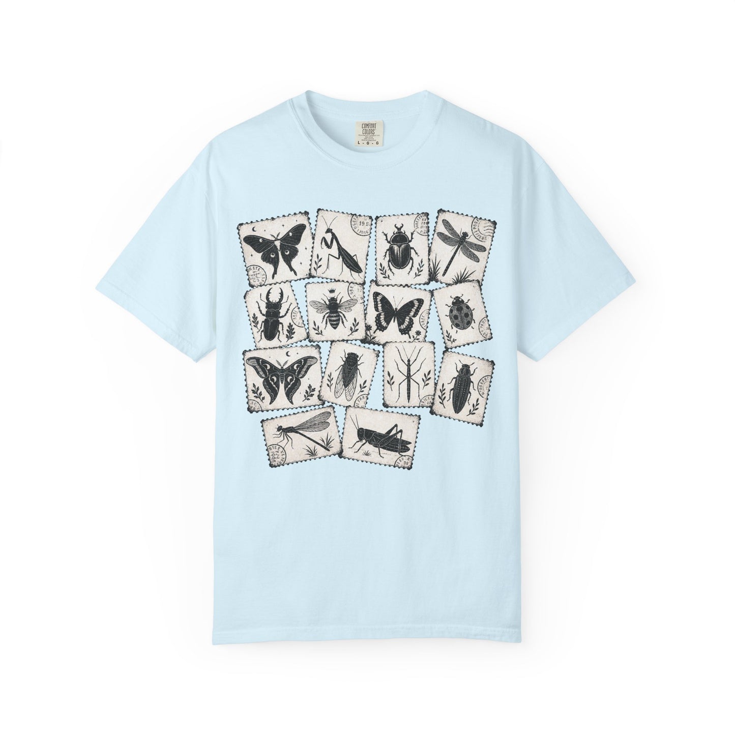 Vintage Insect Postage Stamp T-Shirt