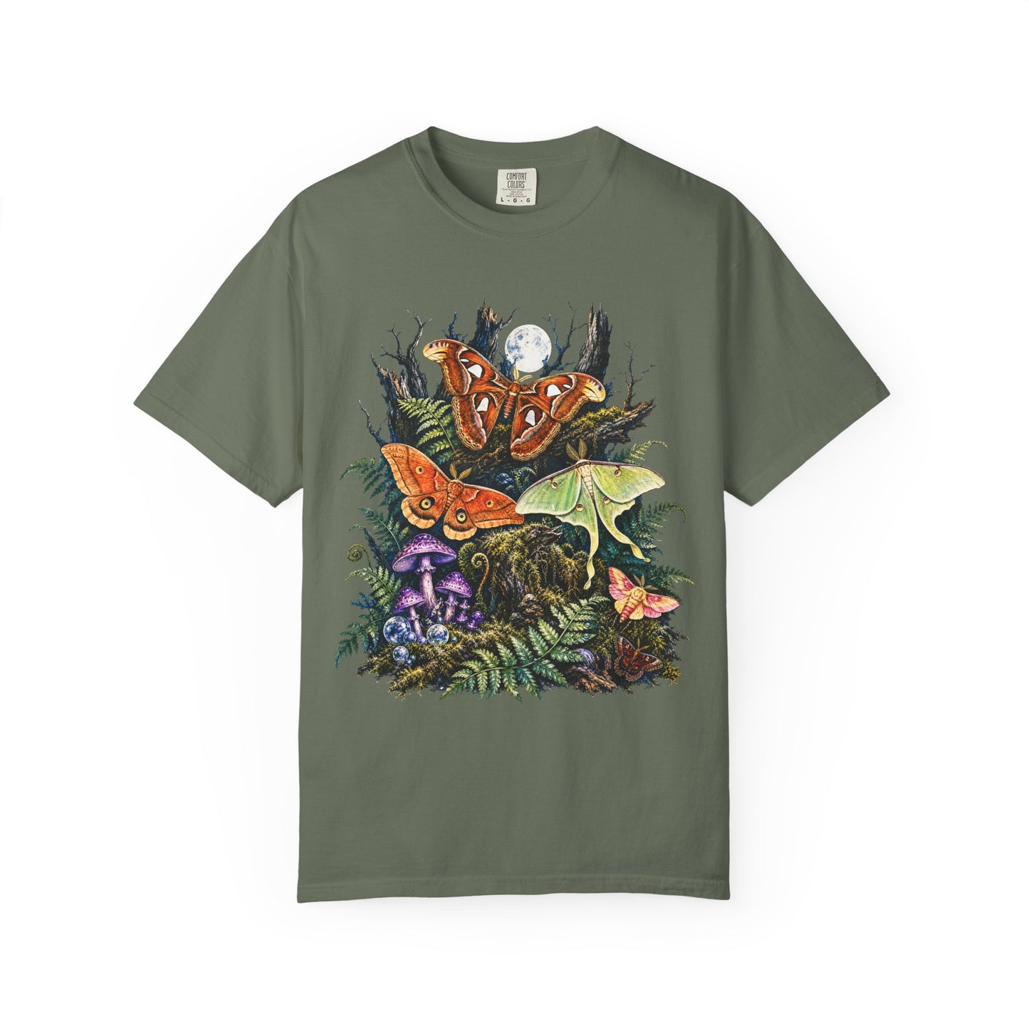 Midnight Magic Moth Collage T-Shirt