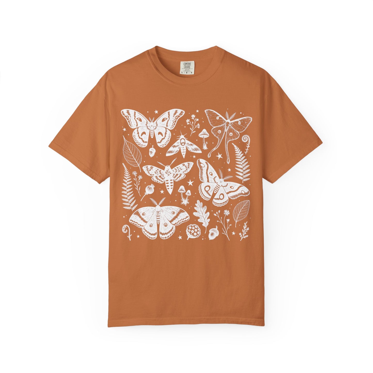 Mystical Woodland Moth Collage T-Shirt