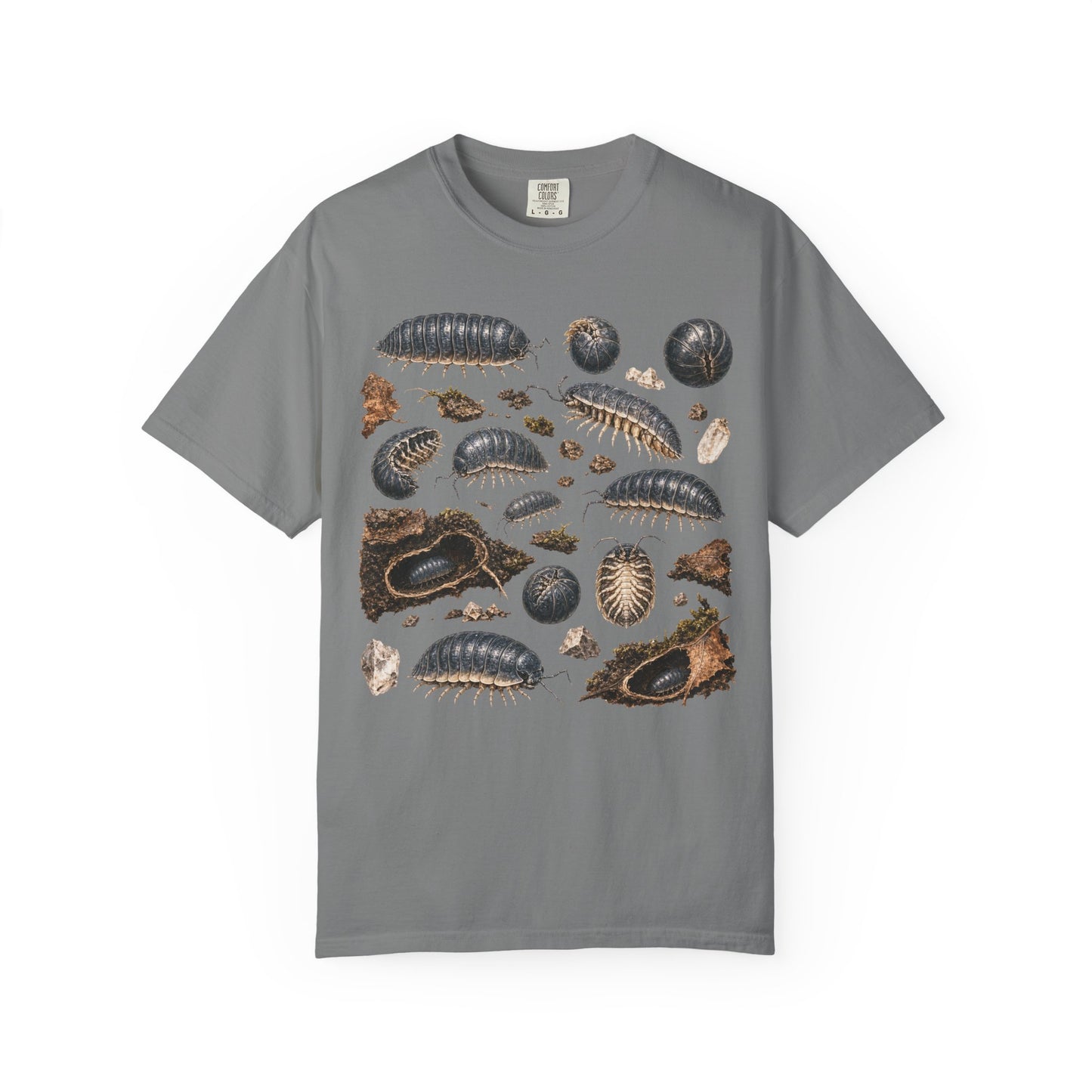 Forest Floor Isopod Collage T-Shirt