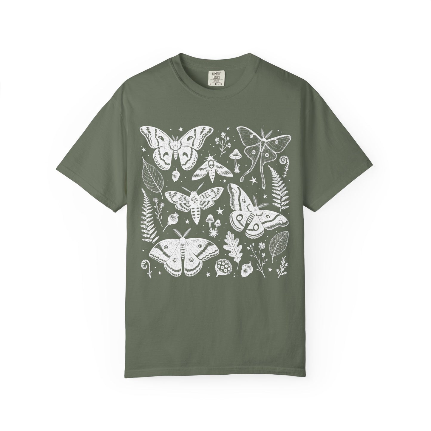 Mystical Woodland Moth Collage T-Shirt