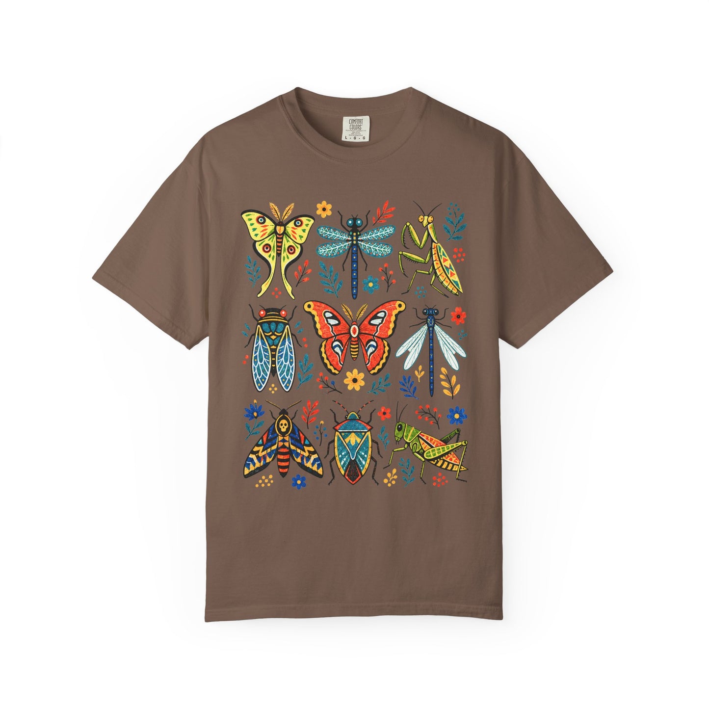 Folk Art Insect Collage T-Shirt