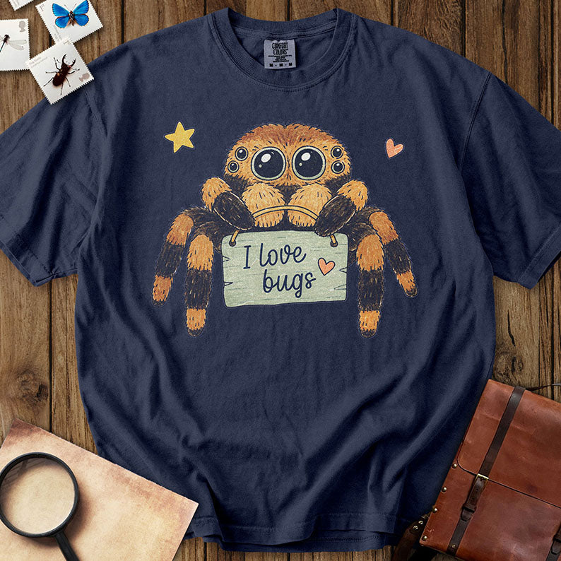 I Love Bugs Spider T-Shirt