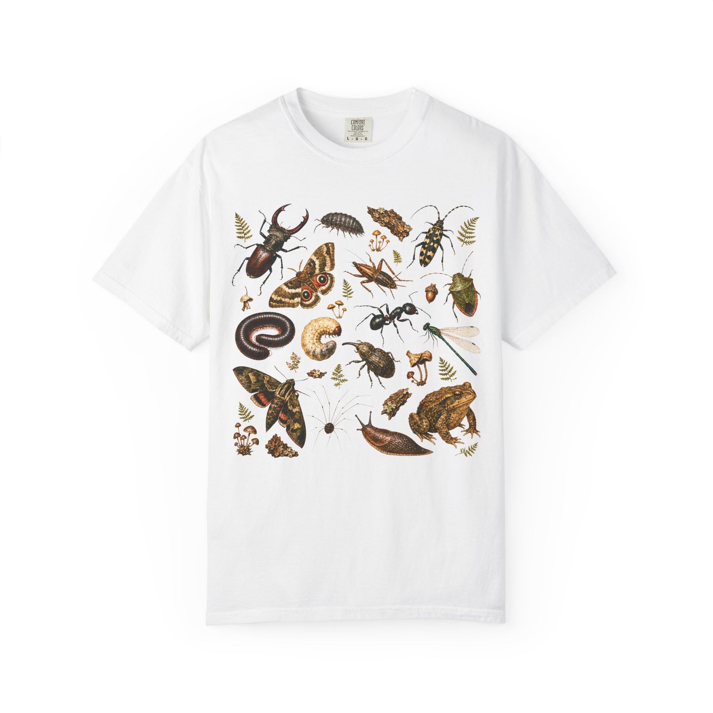 Forest Floor Critters Collage T-Shirt