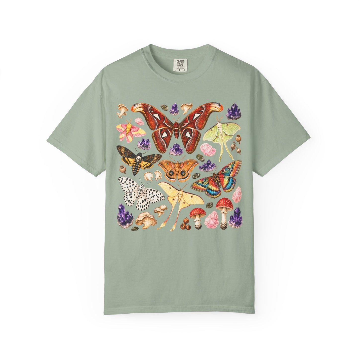 Mystical Crystals and Moths T-Shirt