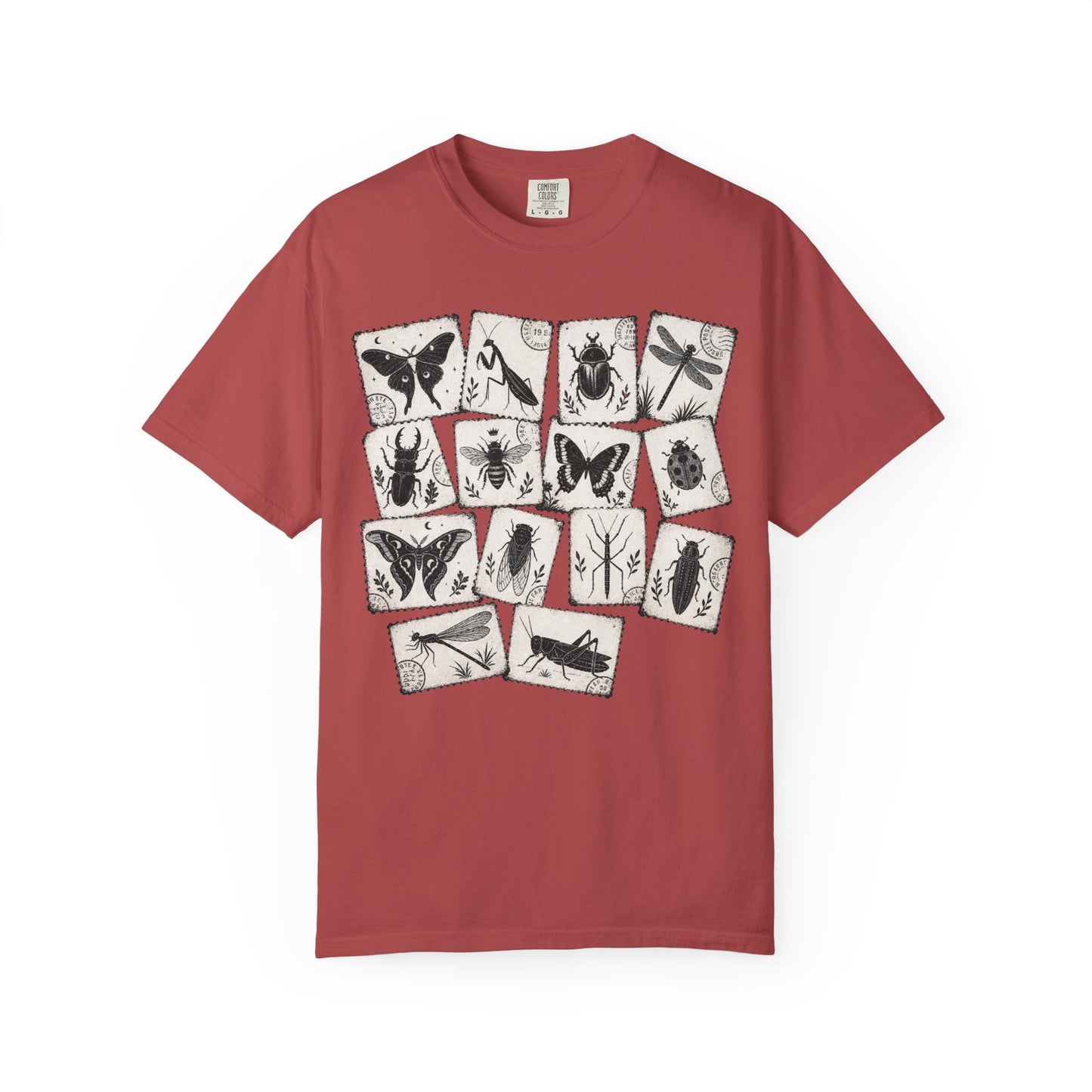 Vintage Insect Postage Stamp T-Shirt