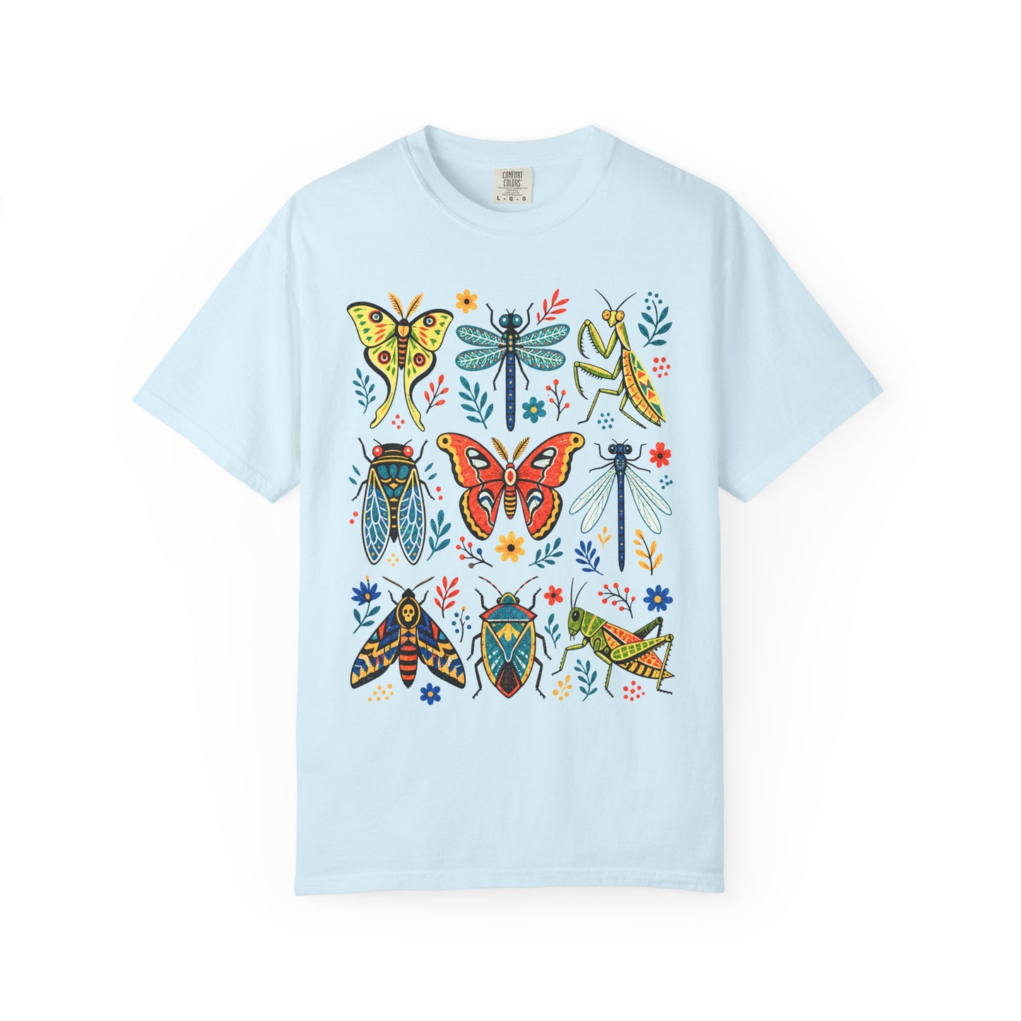 Folk Art Insect Collage T-Shirt