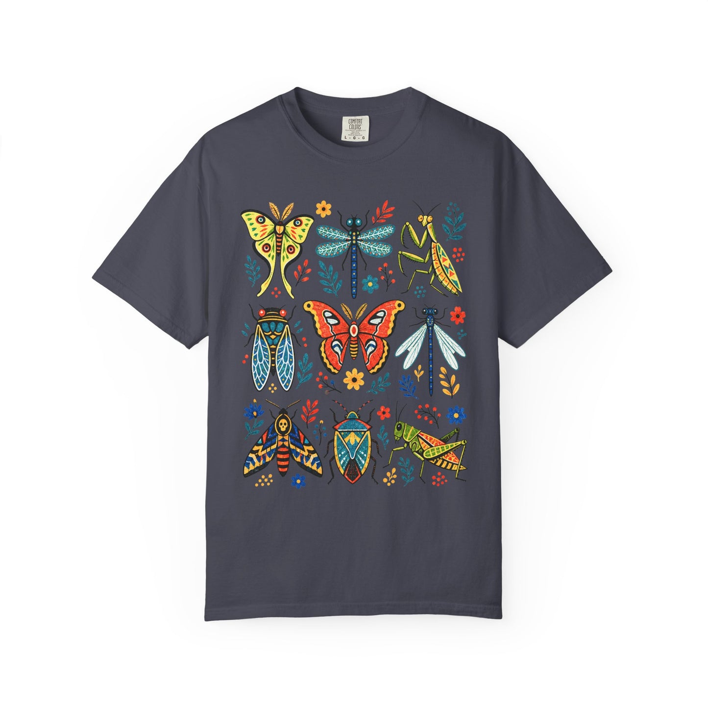 Folk Art Insect Collage T-Shirt