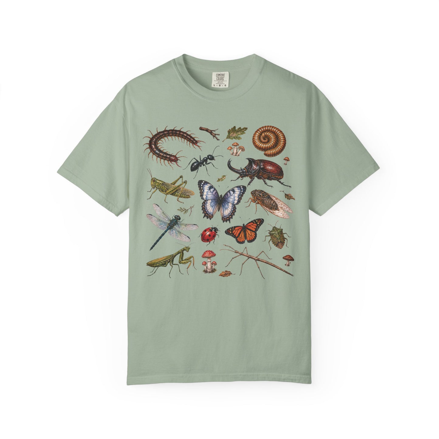 Forest Bug Collage T-Shirt