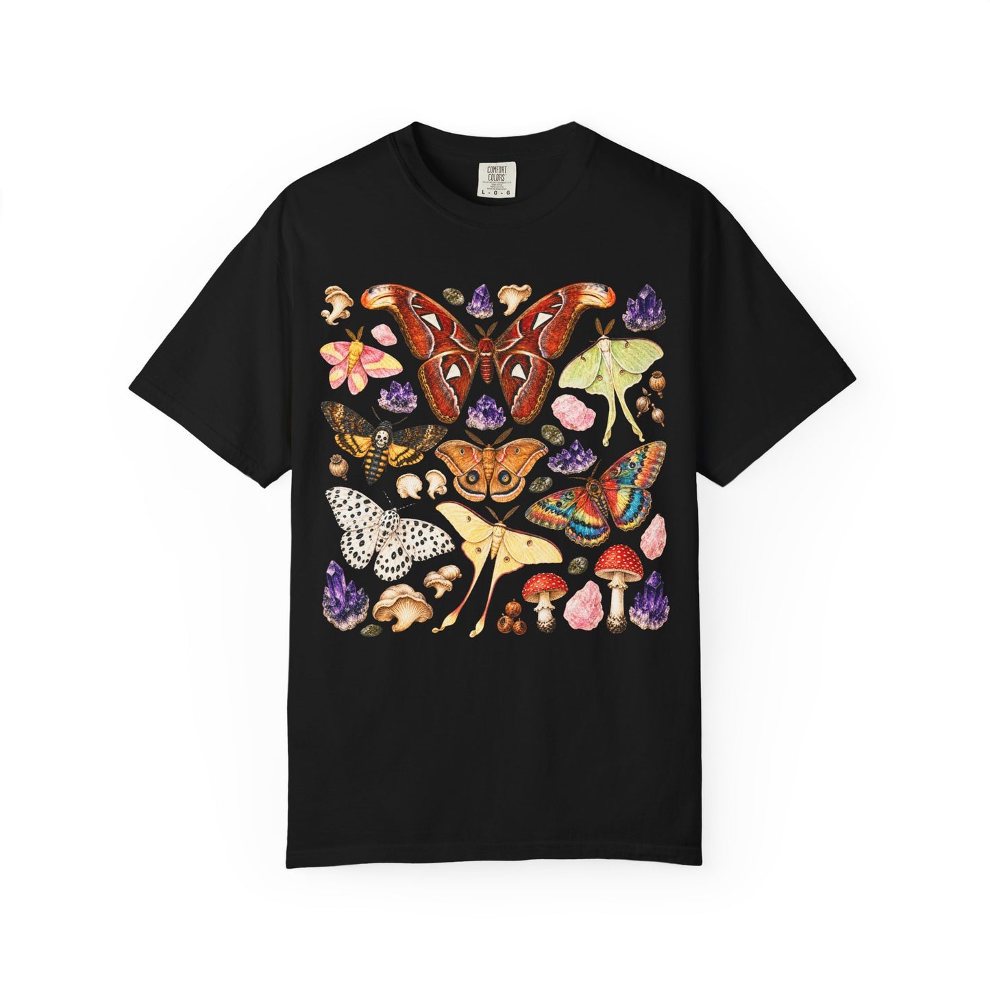 Mystical Crystals and Moths T-Shirt