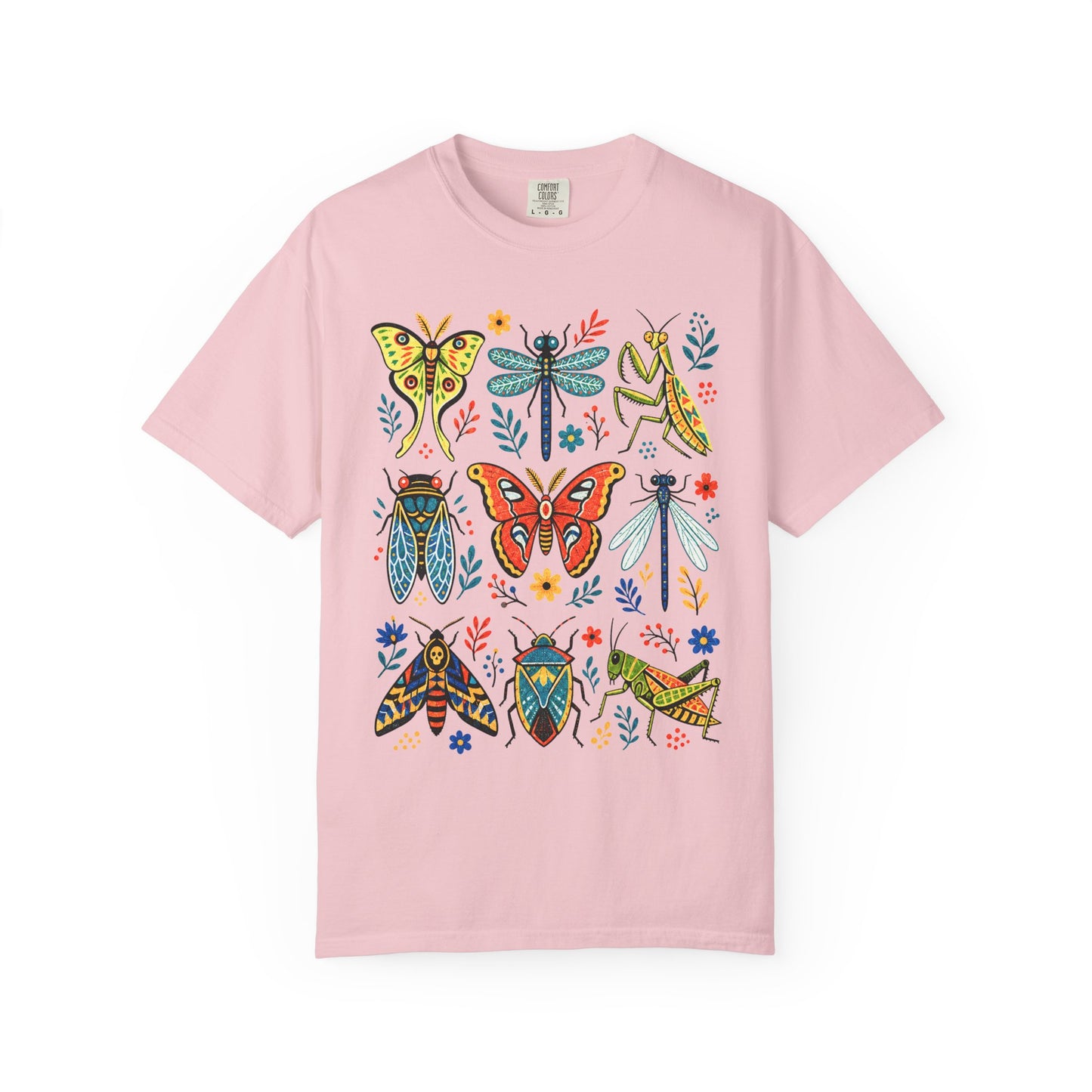 Folk Art Insect Collage T-Shirt