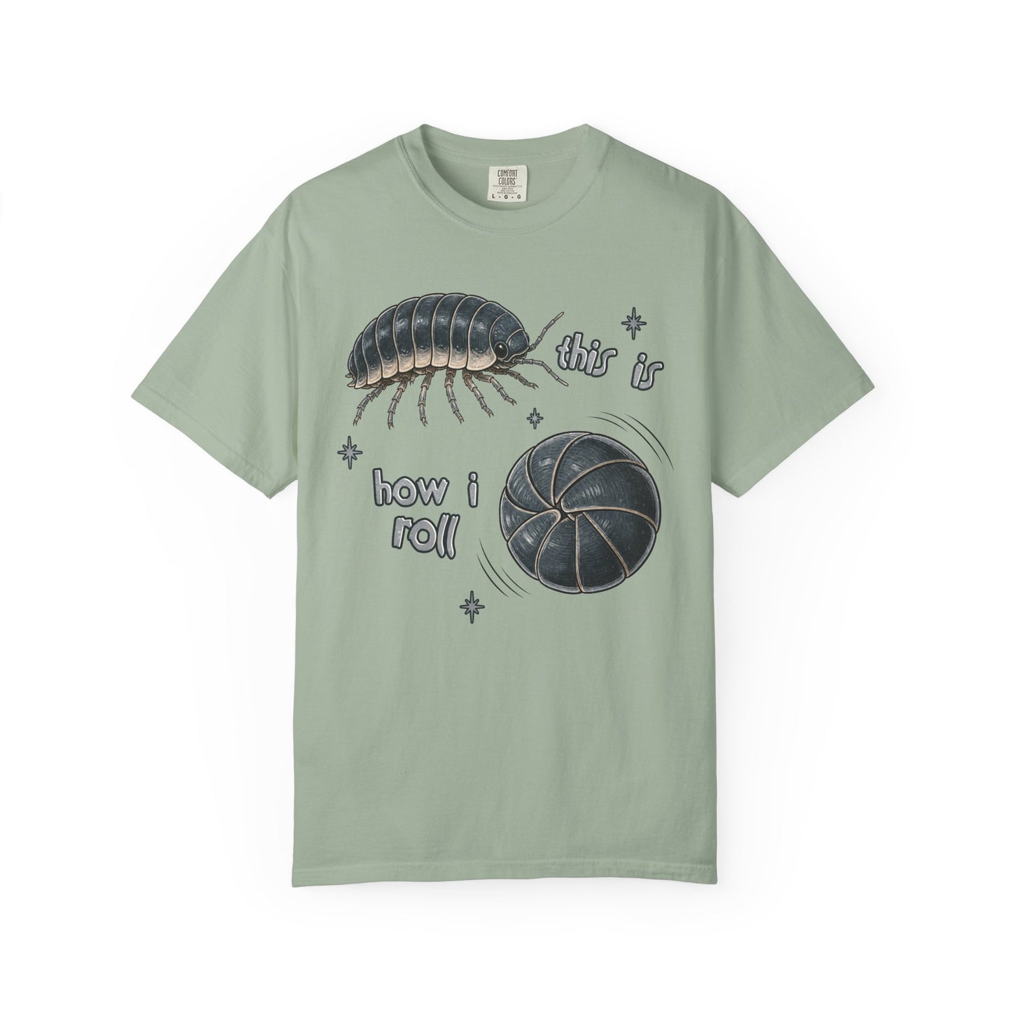 How I Roll Isopod Pun T-Shirt