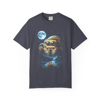 Jumping Spider Moonlit Night T-Shirt