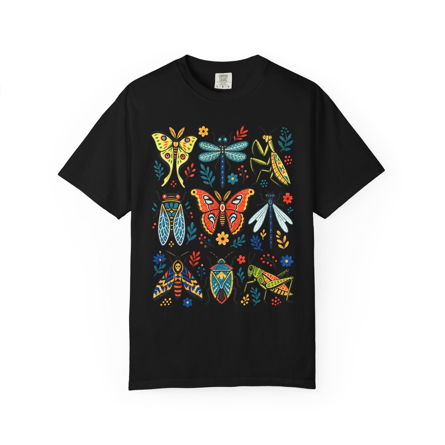 Folk Art Insect Collage T-Shirt