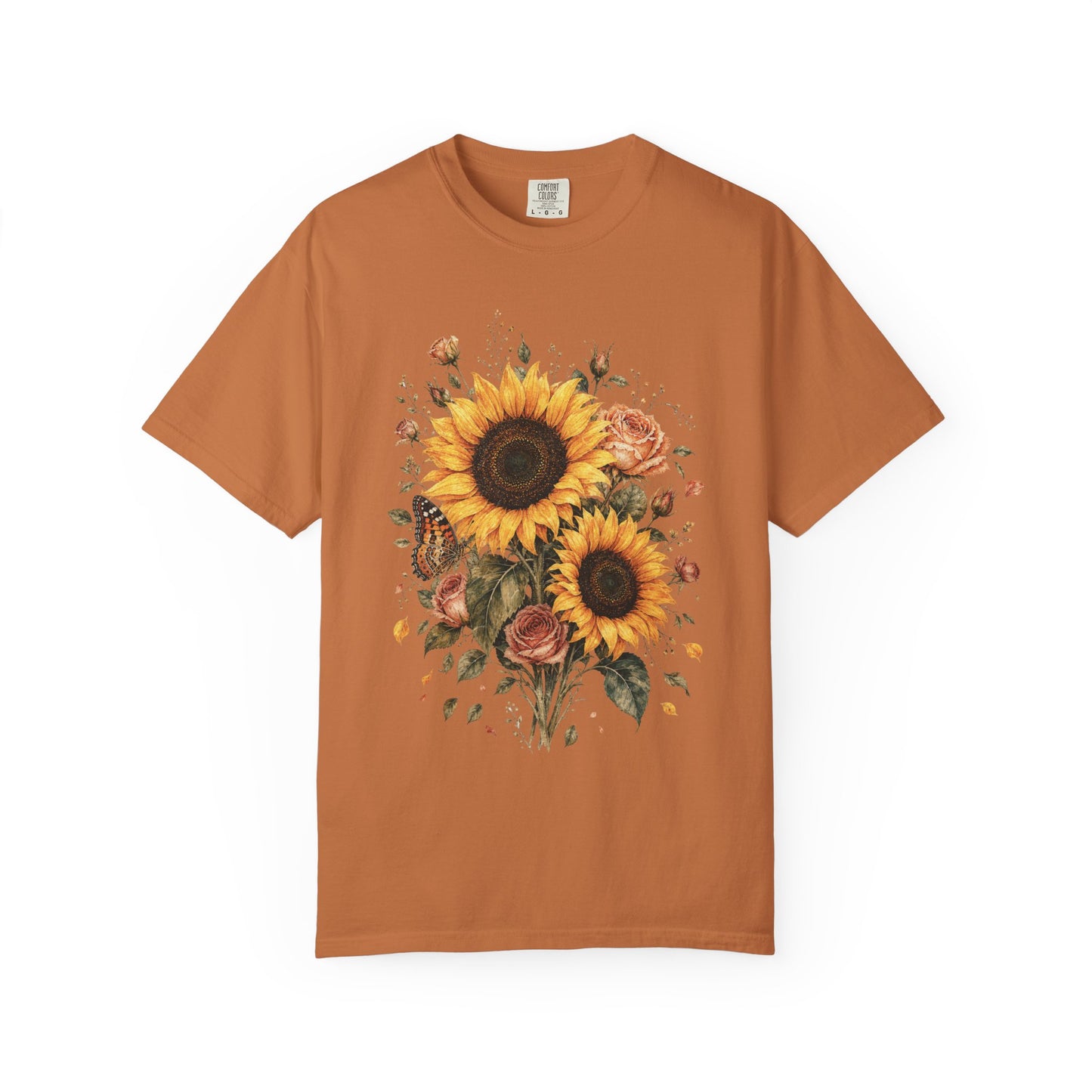 Sunflower And Rose Bouquet T-Shirt