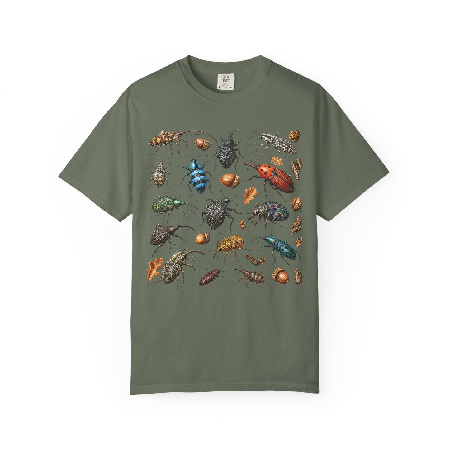 Vintage Naturalist Weevil Collage T-Shirt